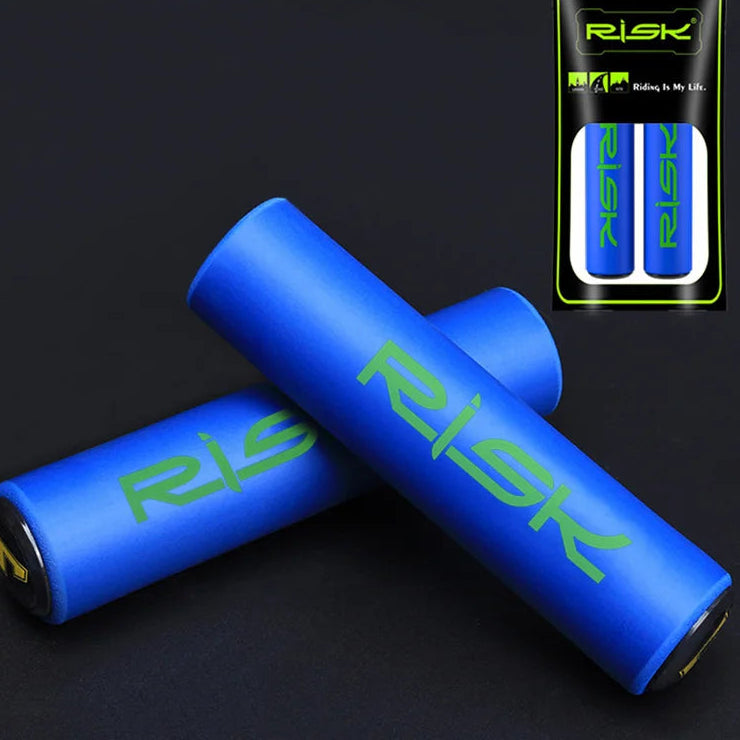 RISK Ultra Light Anti-Slip MTB Bike Handlebar Grips Soft Rubber Main image