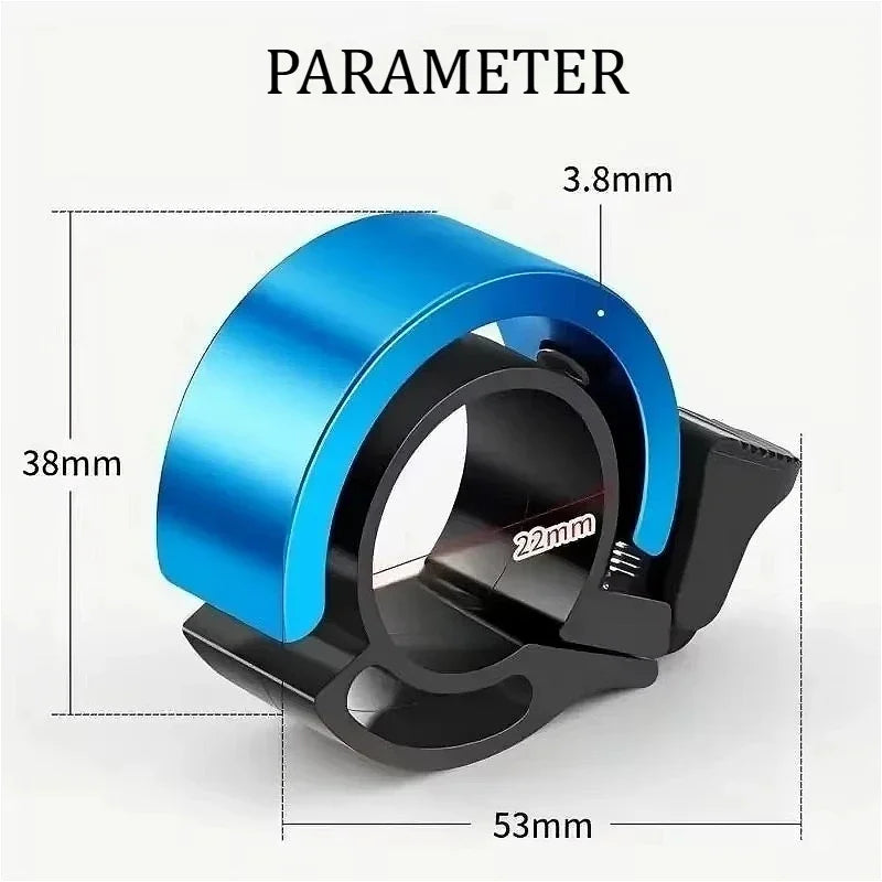 Mini Invisible Bicycle Bell Loud MTB Handlebar Safety Beep Ring