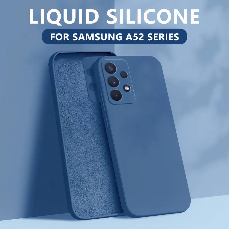 Liquid Silicone Soft Case for Samsung Galaxy S22 S23 S24 S25 S26 5G