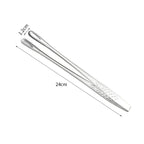 2 in 1 Nylon Grip Flip Tongs – Egg Spatula & Steak Turner Kitchen Tool