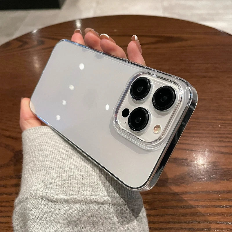 Ultra Thin Clear Case For iPhone 11 12 13 14 15 16 17 Pro Max Cover