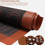 Silicone Baking Mat Perforated Non-Stick Oven Liner for Cookies & Macarons