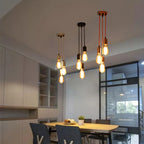 LED Linear Pendant Light E27 for Modern Home & Café Décor