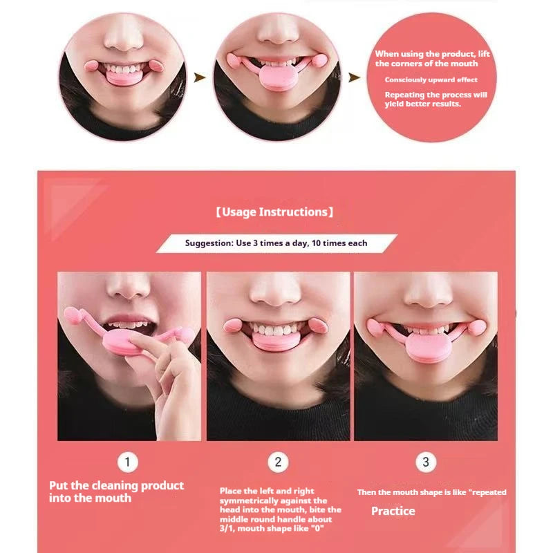Smile Training Lip Trainer Silicone V Face Lifting Masseter
