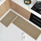 Washable Faux Sisal Kitchen Rug Non-Slip Rubber Back Runner Mat