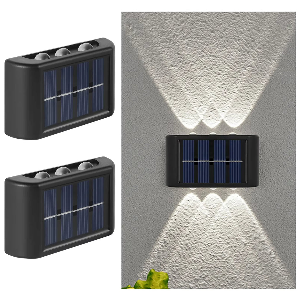 Solar LED Dusk to Dawn Wall Light for Garden & Patio Decor