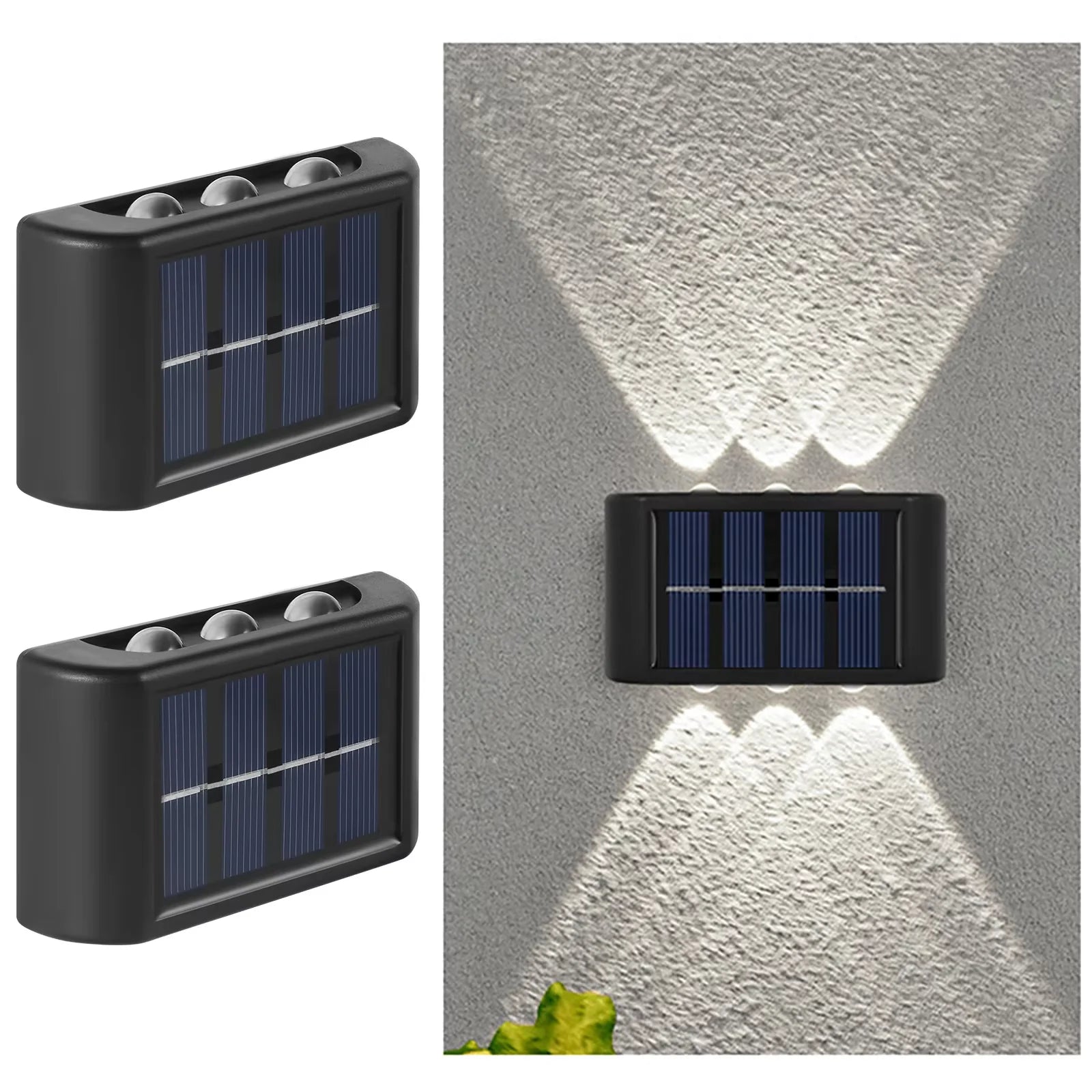 Solar LED Dusk to Dawn Wall Light for Garden & Patio Decor