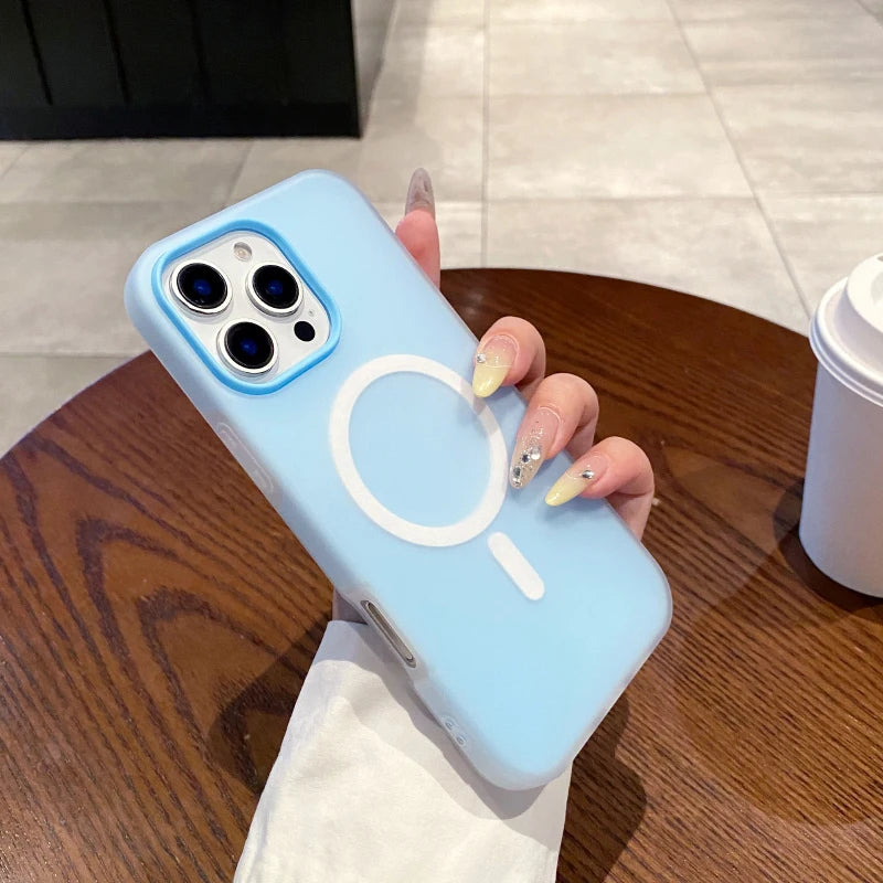 Candy Matte MagSafe Case for iPhone 11 12 13 14 15 16 17 Pro Max
