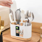 Kitchen Utensil Holder Cutlery Drainer Rack