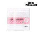 FUBEICHLY facial mask film retail pack pink packaging disposable transparent masks