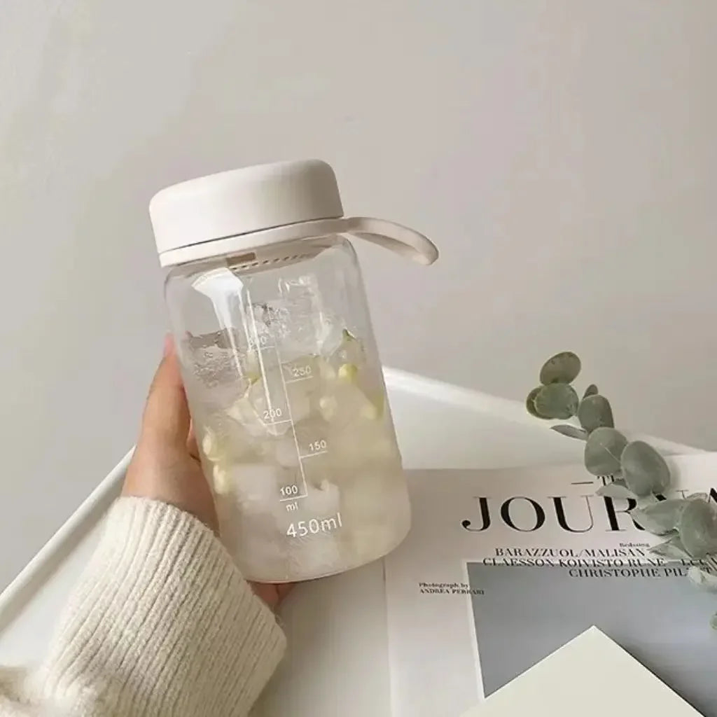 450ml Plastic Water Bottle Leakproof Tea Infuser Travel Cup