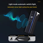 Type-C Rechargeable Bike Light with Digital Display