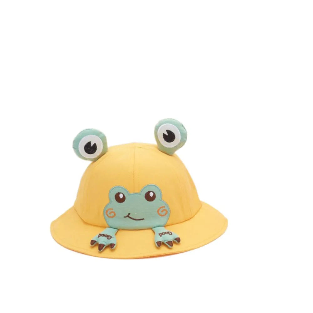 Korean Frog Bucket Hat Baby Sun Protection Summer Cap