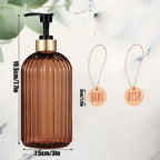 Reusable Dish Soap Dispenser Bottle Hand Press Liquid Soap Pump for Kitchen