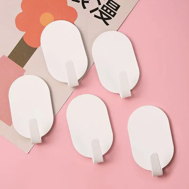Heavy Duty Adhesive Wall Hook Stainless Steel Towel & Coat Hanger