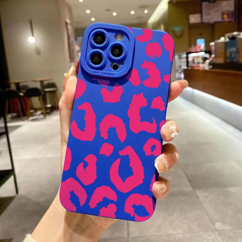 Leopard Camera Protection Phone Case for iPhone 17 16 15 14 13 Pro Max
