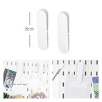 DIY Wall Pegboard Kit Wall Shelf Display Organizer Panel