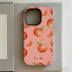 Luxury Lemon Double-Layer Case for iPhone 17 16 15 14 13 12 11 Pro Max