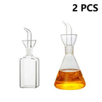 High Borosilicate Glass Oil Pot Leakproof Oil & Vinegar Dispenser Bottle