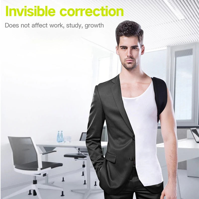 Adjustable Posture Corrector Belt Back Brace Shoulder Support