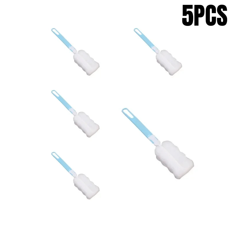Soft Sponge Bottle Brush Long Handle Cup Cleaner