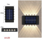 Waterproof Solar LED Outdoor Wall Light for Garden & Street Decor