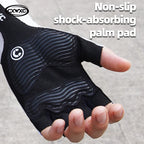 Half Finger Cycling Gloves Breathable Anti Slip MTB Wrist Support