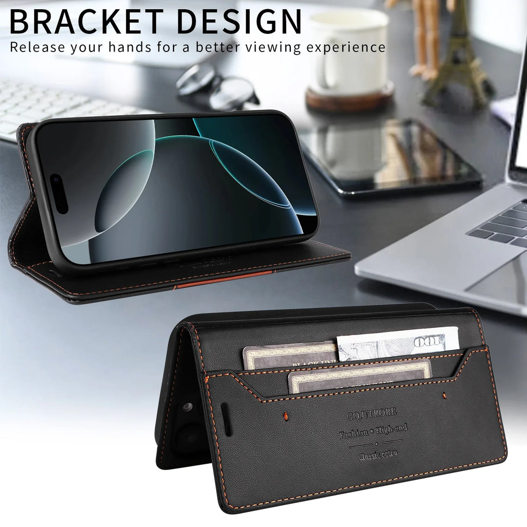 Leather Wallet Case for Xiaomi 11T 12T 13T 14T 15T 17T Poco X Series