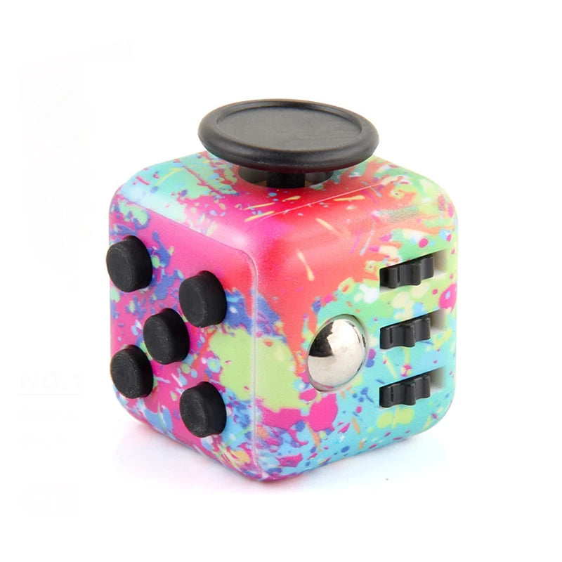 Fidget Cube - Multi-Sided Sensory Desk Toy for Stress Relief