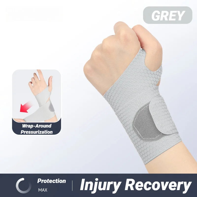 Ultra Thin Adjustable Wrist Support Strap for Pain Relief & Gym Use