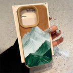 Mountain Lake Scenery Case for iPhone 11 12 13 14 15 16 17 Pro Max