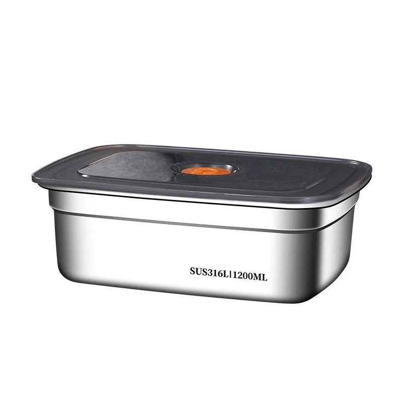 Stainless Steel Camping Lunch Box Leakproof Large Capacity Bento Box