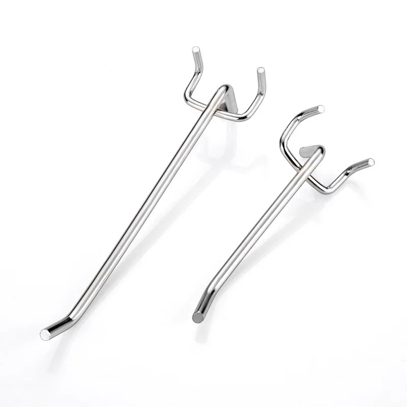 Pegboard Hooks Pack of 10 Heavy Duty Wall Organizer Hanging Hooks