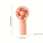 Cute Mini Handheld Fan UK Pocket Size Low Noise Portable Fan