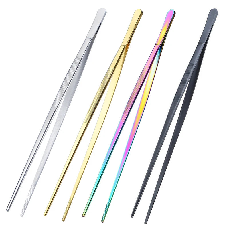 Colorful Kitchen Tongs UK Stainless Steel BBQ & Cooking Secondary image