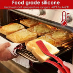 Silicone Kitchen Tongs UK Non-Stick Cooking Turner & BBQ Tool