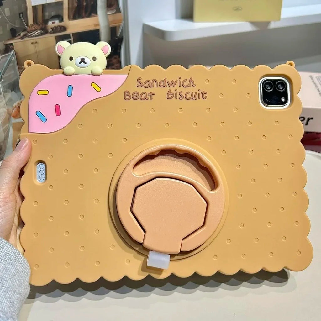 Kids Rilakkuma iPad Case A16 Air 4 5 6 Pro 11 Mini 3 4 5 6 Cover
