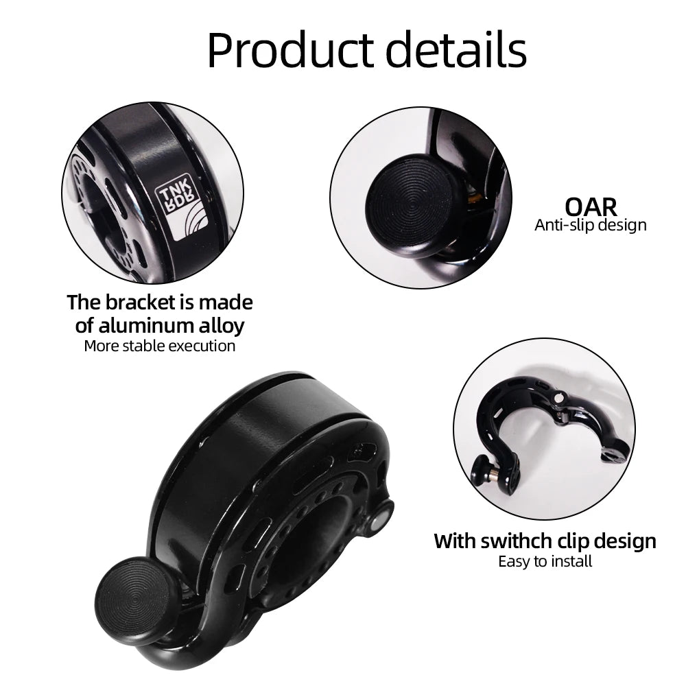 ThinkRider 110dB Bicycle Bell Aluminum Alloy Mini Bike Horn