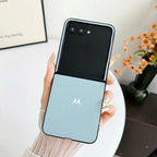 Leather Candy Color Flip Case for Motorola Razr 70 60 50 Ultra