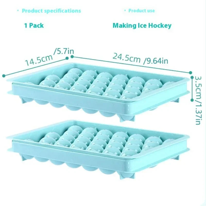 Round Ice Cube Mold UK Spherical Whiskey Ice Maker & Freezer Tray Secondary image