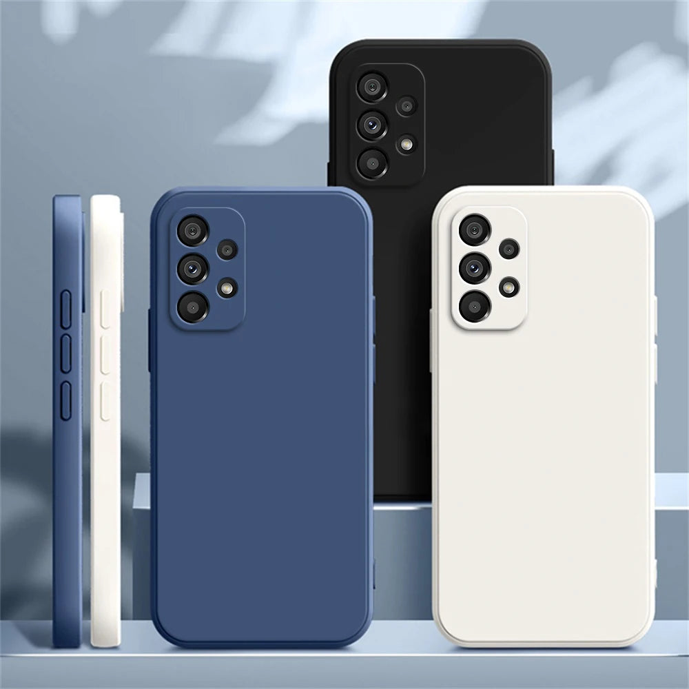 Silicone Camera Protection Case for Samsung Galaxy A Series 5G