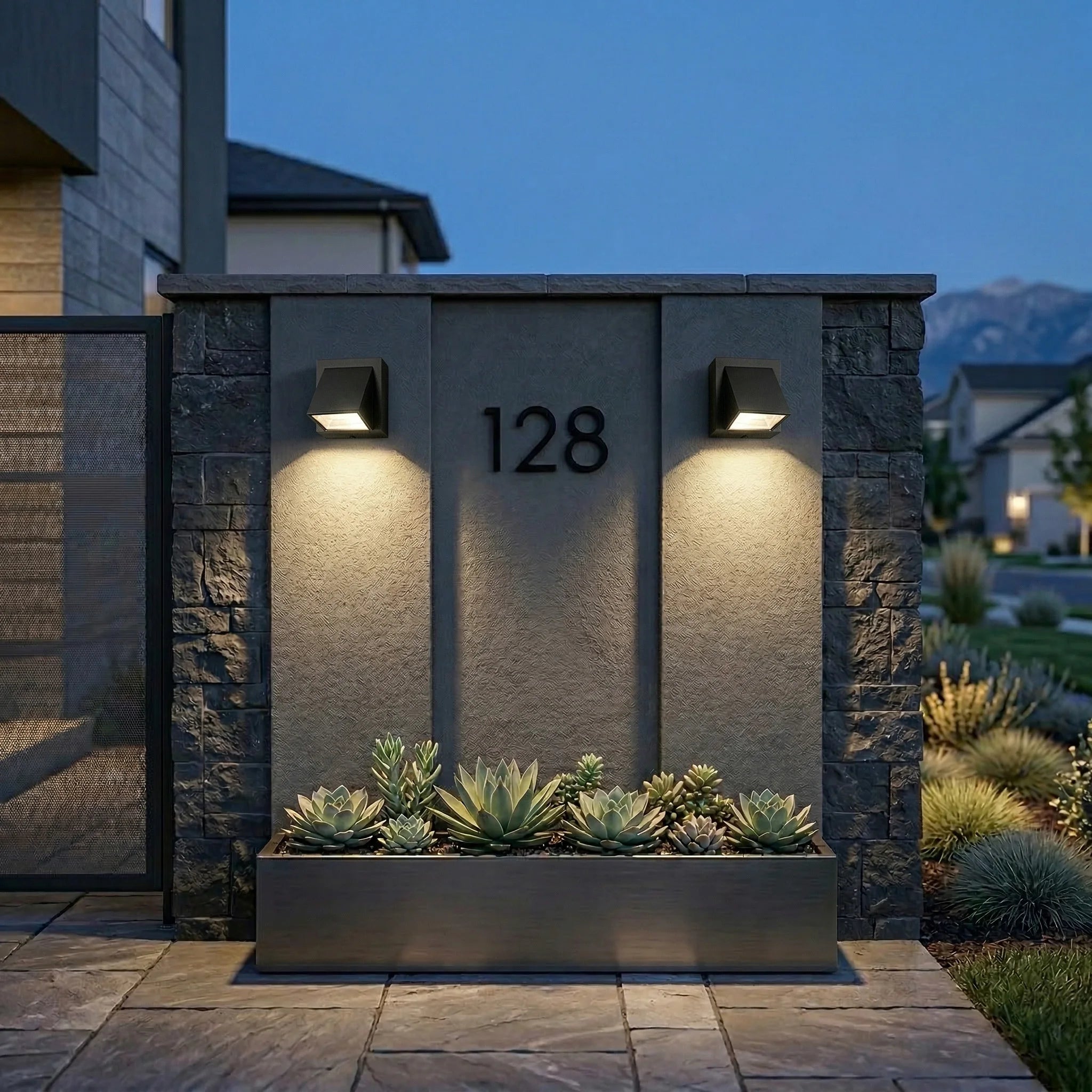 Waterproof Outdoor LED Wall Light for Garden, Balcony & Porch Decor