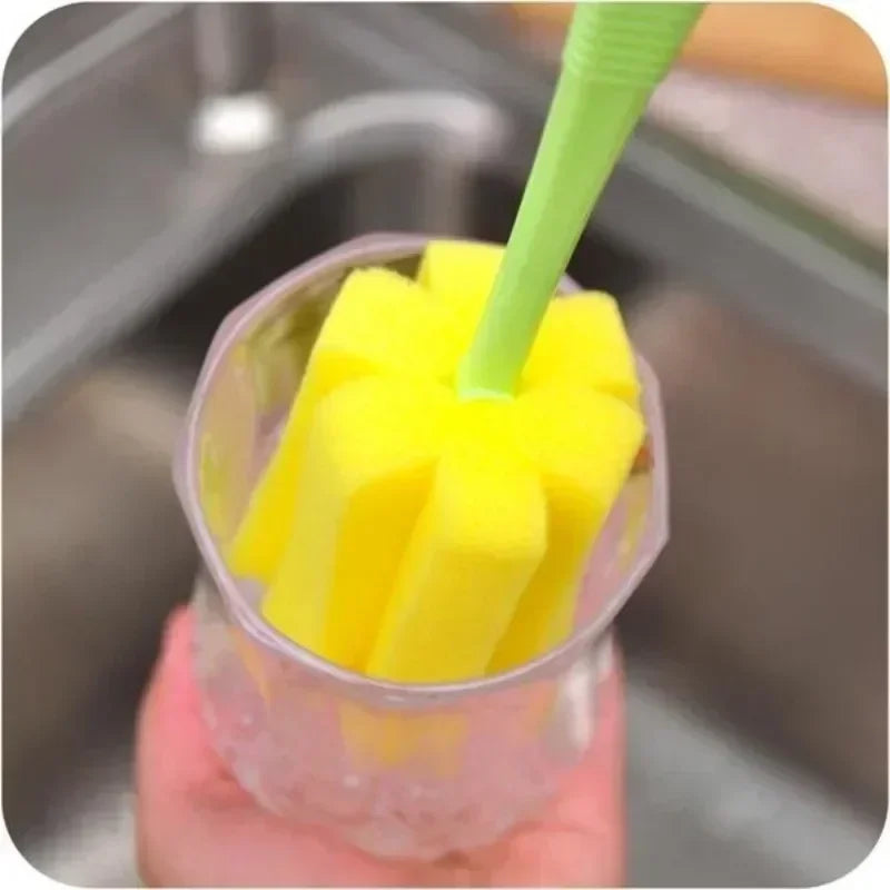 3PCS Bottle Cleaning Brush Set Glass & Cup Cleaner