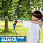 Bow and Arrow Set | LED Archery Set with 9 Suction Cup Arrows