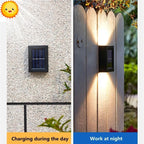 Waterproof Solar LED Outdoor Wall Light for Garden & Street Decor