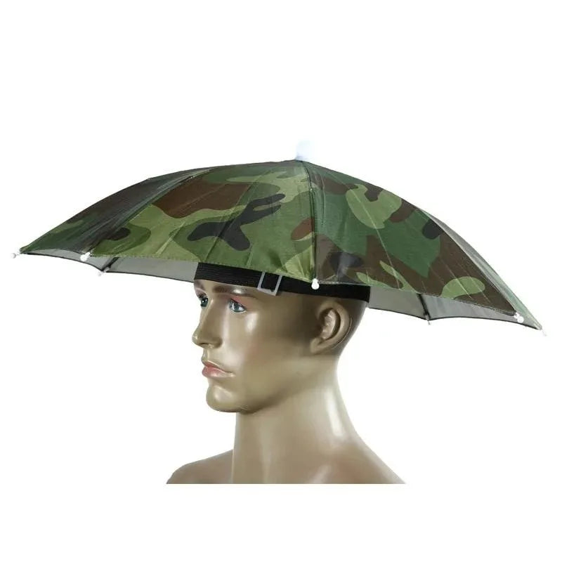 Buy Foldable Umbrella Hat Outdoor Sun & Rain