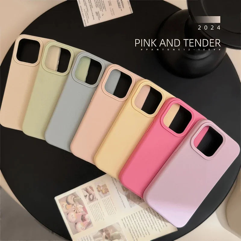 Dopamine Silicone Case for iPhone 17 16 15 14 13 12 11 Pro Max
