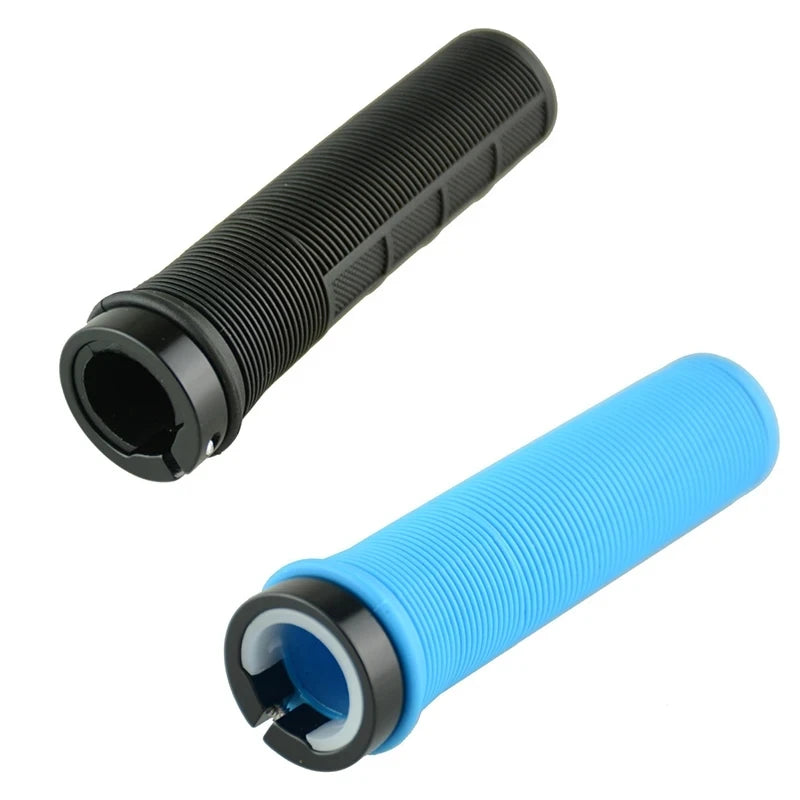 TPR MTB Bicycle Handlebar Grips Aluminum Lock-On Non-Slip Comfort