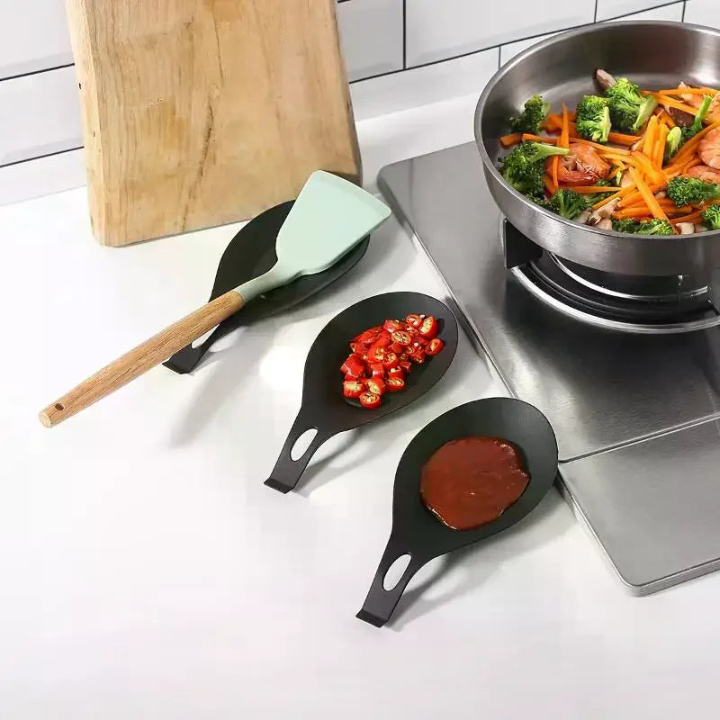 Silicone Spoon Rest Heat-Resistant Utensil Holder