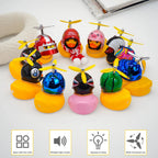 Yellow Duck Bicycle Bell Cute Cartoon Duck Bike Light Accessory